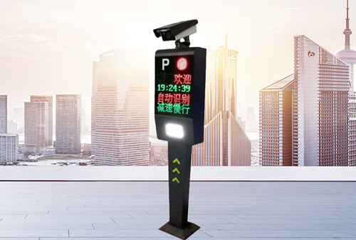 鹤壁小区广告道闸停车场管理系统安装图片