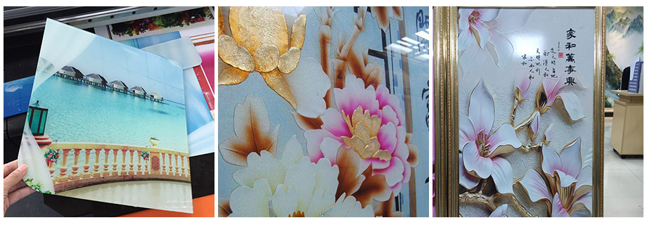 武汉瓷砖uv打印机 地板砖印花机 玻璃背景墙艺术品印刷机即打即干