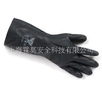 上海市工业劳保手套厂家耐酸碱溶剂防化手套耐油工业劳保手套氯丁橡胶防护手套