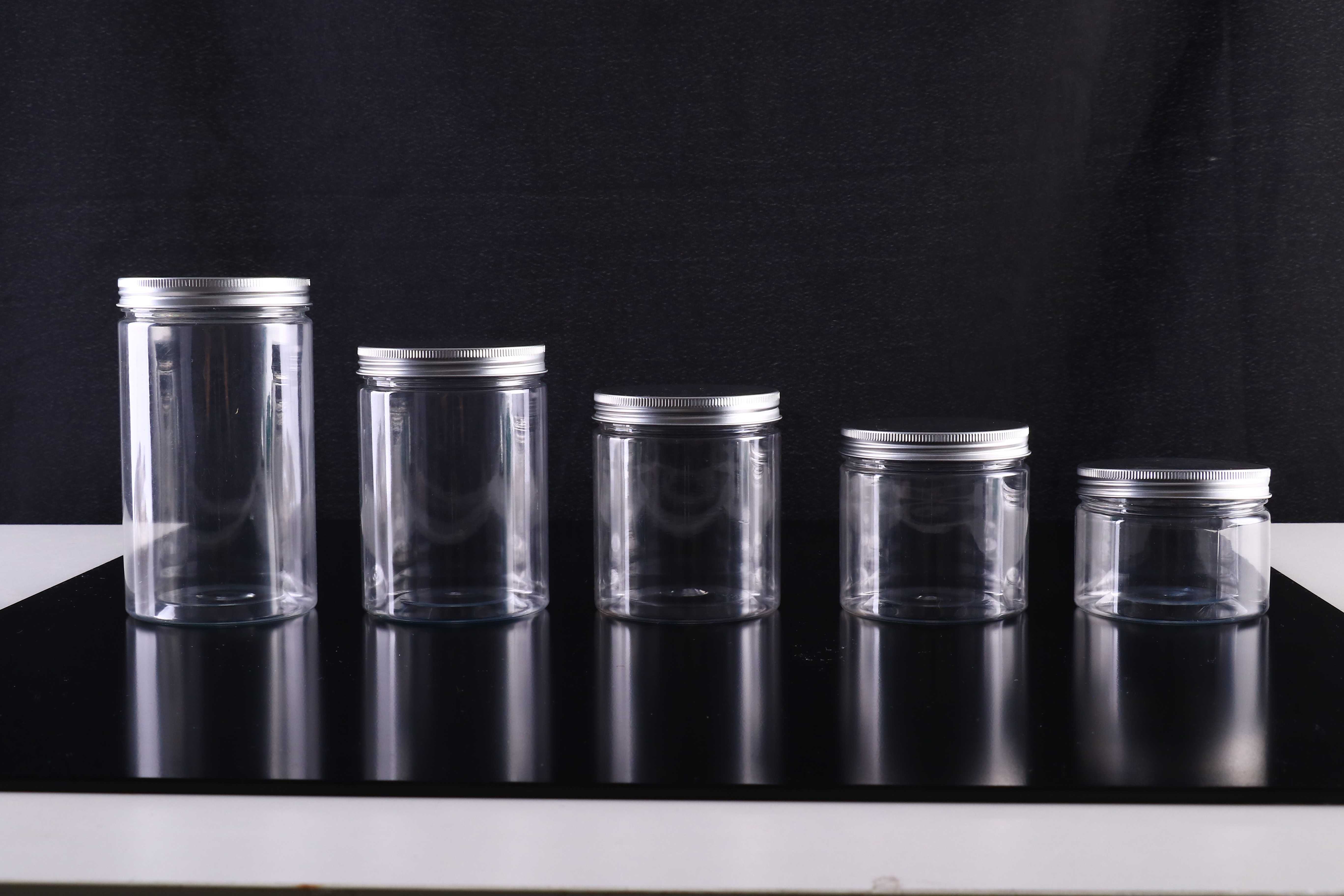 四川成都铝盖PET塑料瓶重庆塑料食品罐茶叶罐