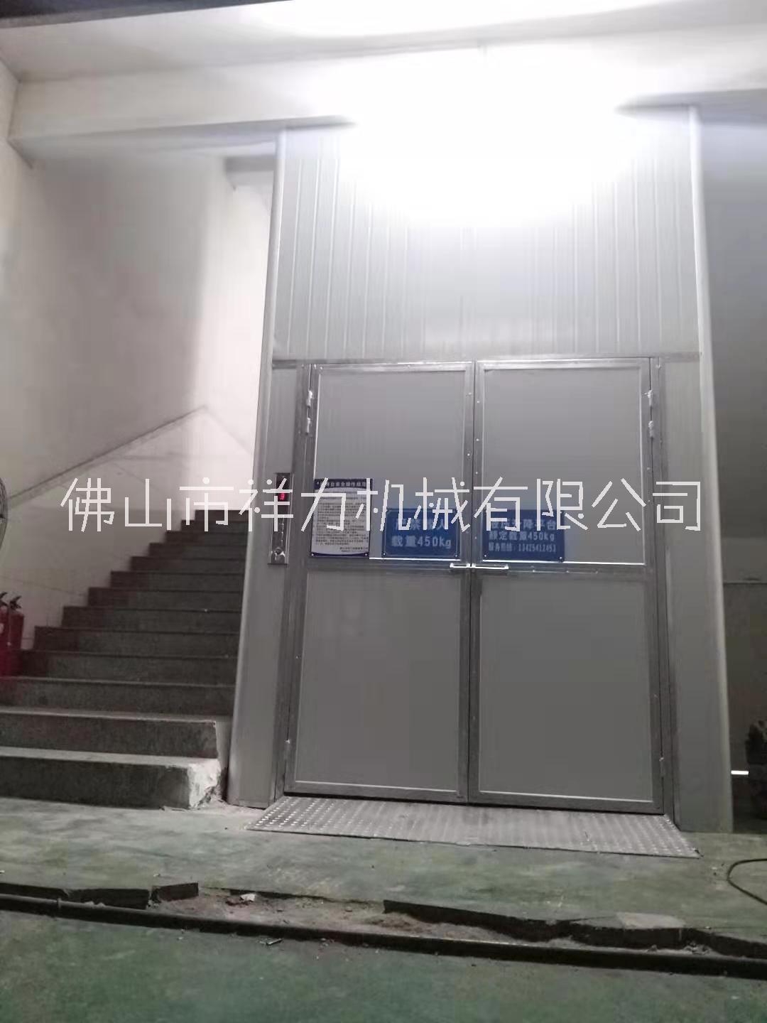 广西冷库专用固定式升降梯 1吨小型升降机 电动液压升降平台