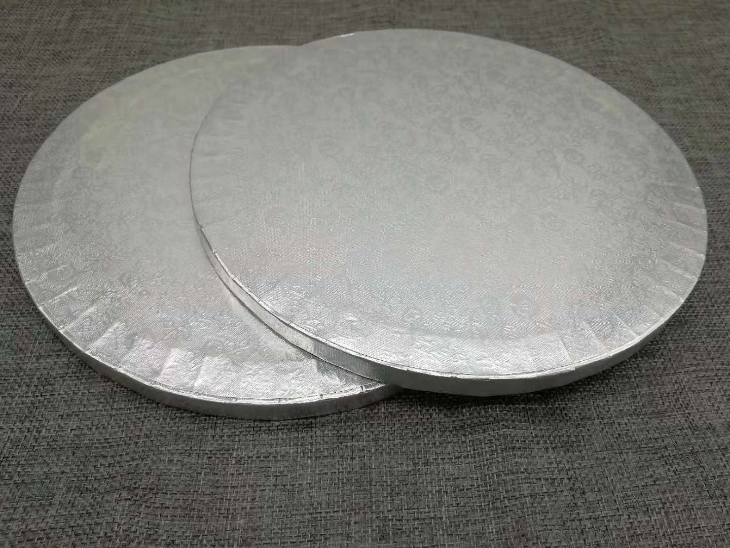 蛋糕慕斯底托垫银色圆方形白卡蛋糕纸托板瓦楞纸板托加厚