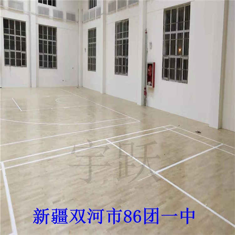 篮球场实木运动地板结构要求