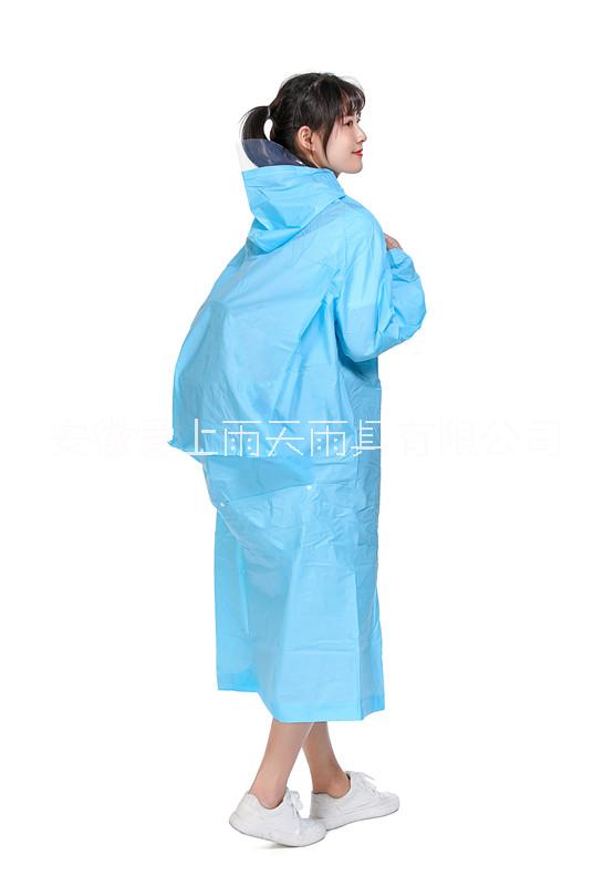 908EVA背包雨衣 加大加厚EVA帽带雨衣图片