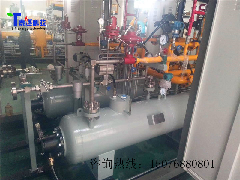 泰燃科技厂家专业生产加工800方cng减压撬，工业天然气减压撬