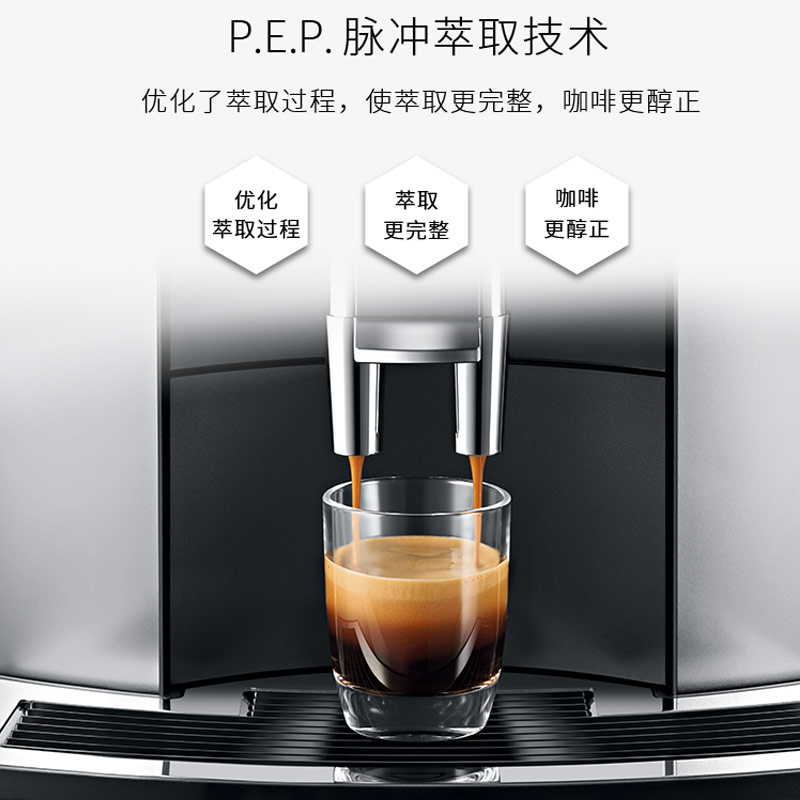 JURA/优瑞E8进口咖啡机家用全自动一键式