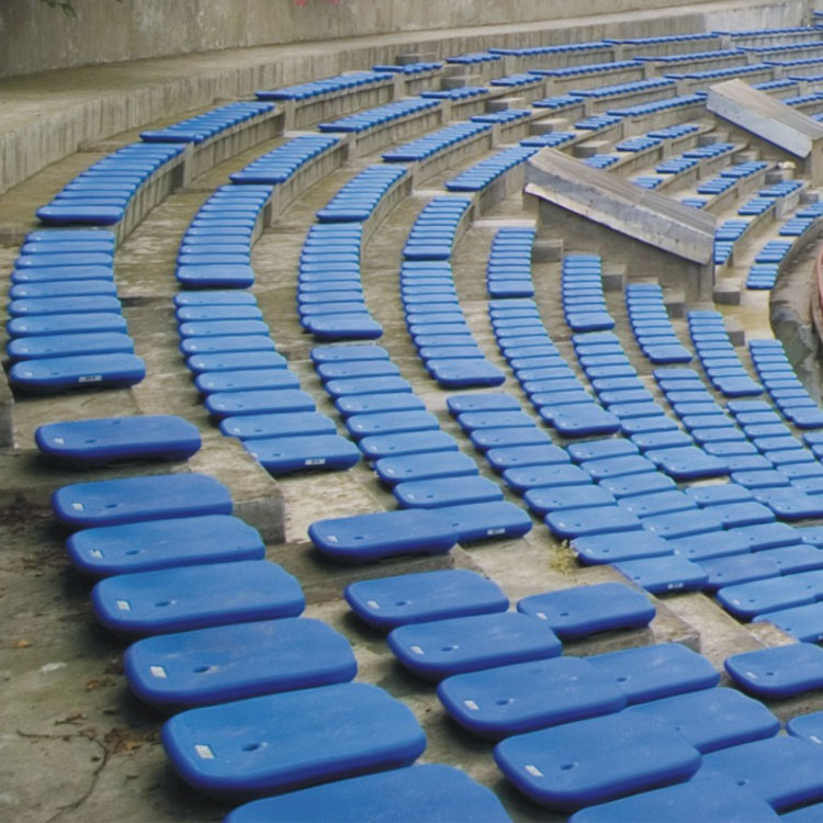 成都市中空吹塑椅子厂家四川中空吹塑椅子生产厂家直销体育场馆看台座椅亿洲yz-2400排椅
