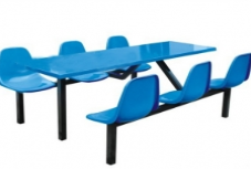 南宁市购买食堂餐桌椅的地方  条凳餐桌椅
