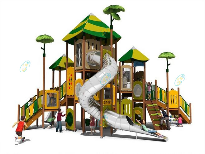 木制滑梯幼儿园玩具儿童攀爬架非标滑滑梯厂家定制度假村拓展训练