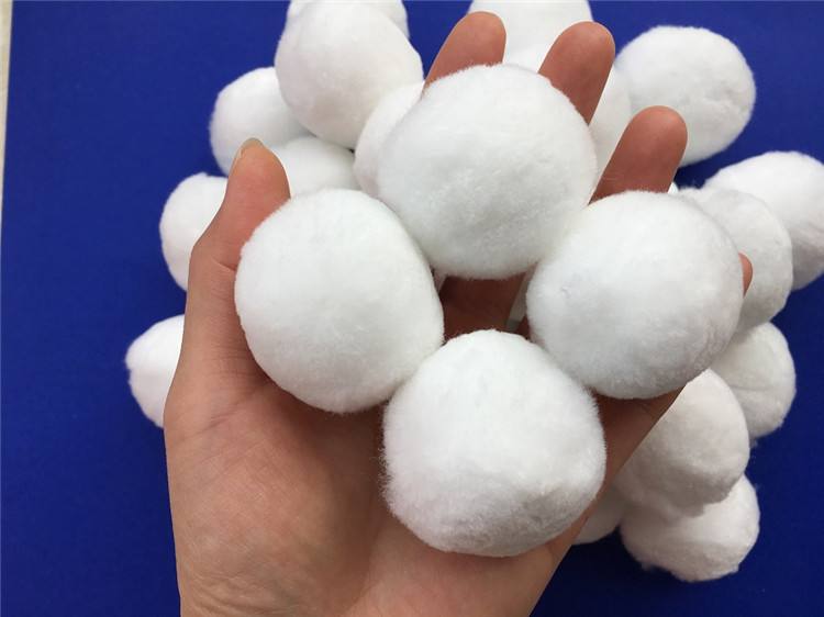 瑞林纤维球滤料厂家  生化培菌纤维球  高效除油截污纤维球滤料
