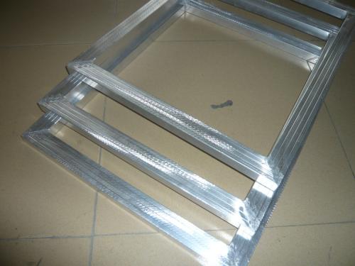 珠海市印铝网框厂家 印花框跑台框模板价格 丝印铝框丝供应商