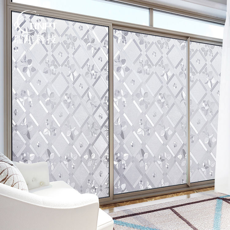 RNPT瑞年 厂家供应无胶2D静电膜玻璃贴膜 卫生间浴室卧室窗户贴纸