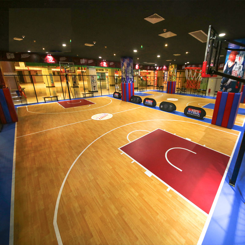 篮球羽毛球乒乓球4.5mm 北京室内运动PVC塑胶地板厂