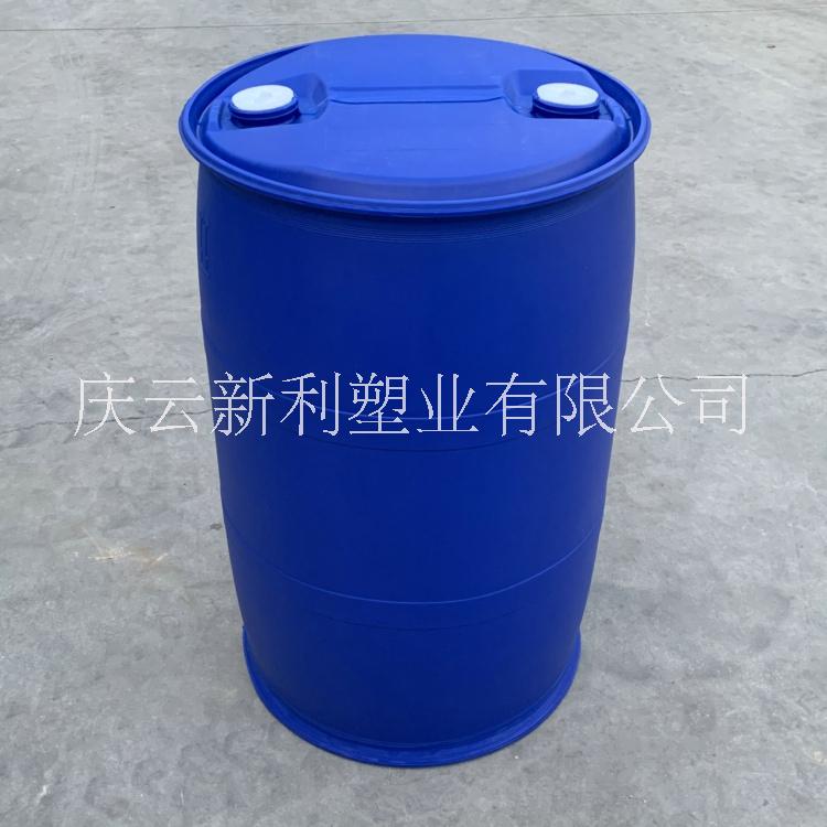 山东200升塑料桶双环200L桶PE材质200公斤塑料桶场景展示