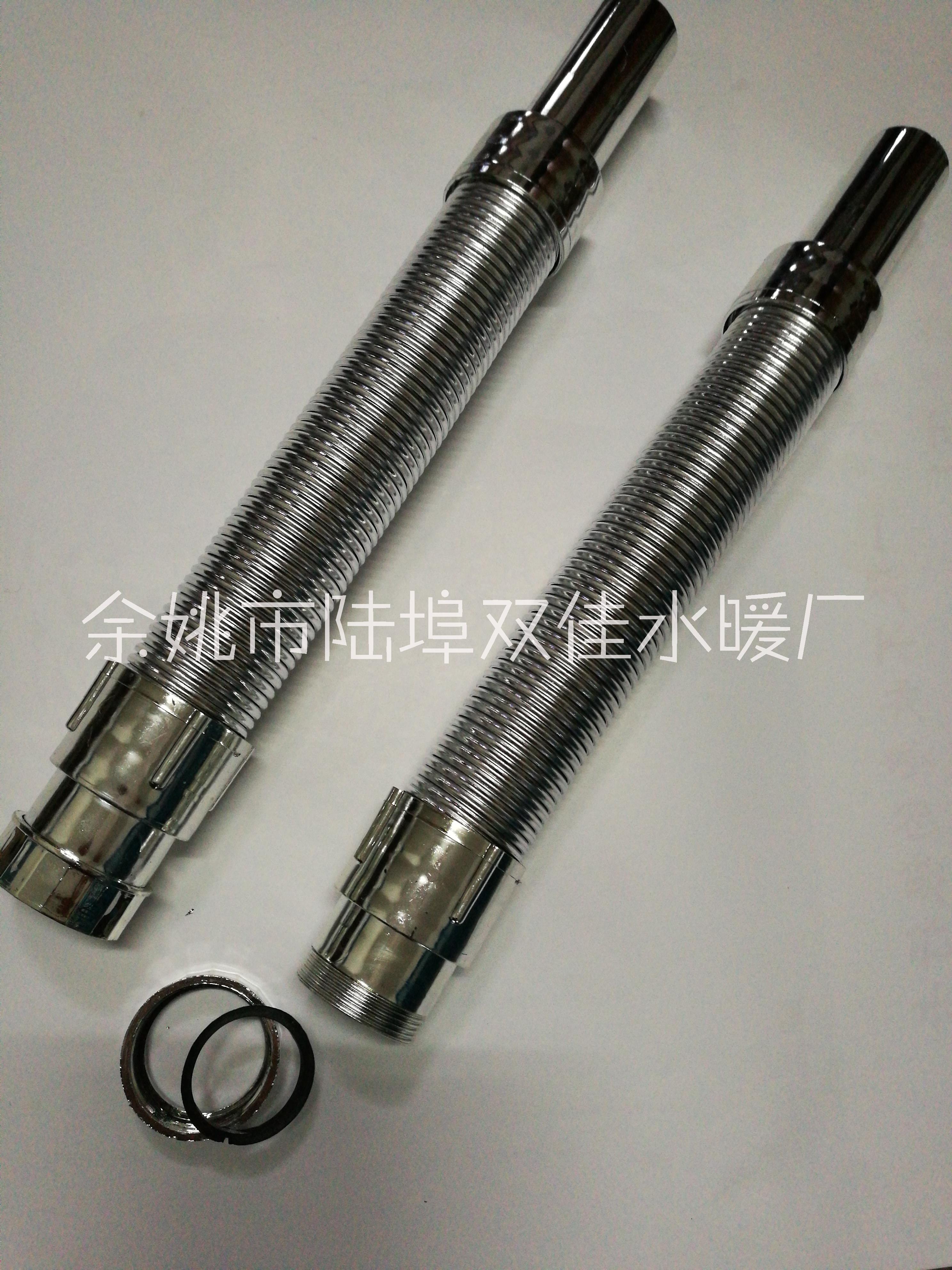 厂家直销SJ014双佳电镀直通型伸缩管 钢丝伸缩管 白色钢丝管