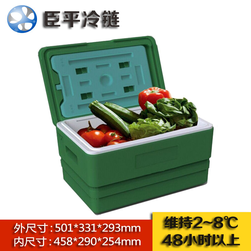 臣平厂家直销冷藏箱CPY033有机蔬菜配送箱33L白色
