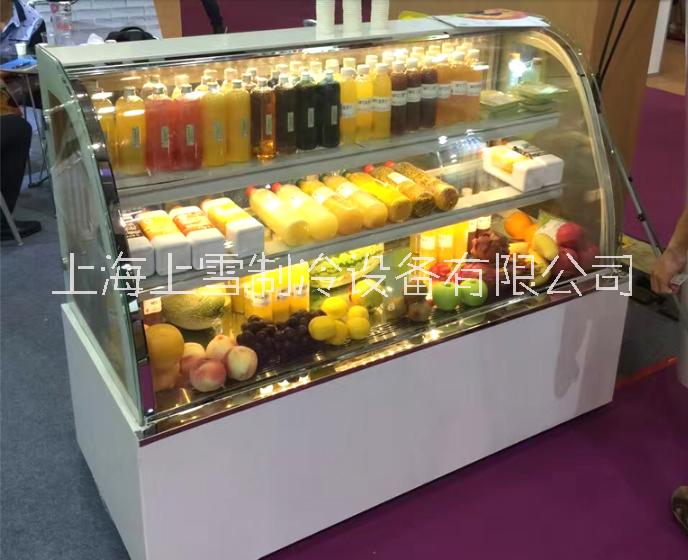 厂家直销鲜榨饮吧水果展示柜 水果饮料保鲜柜 饮吧酸奶冷藏柜