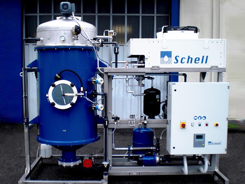 切削液废水处理,废水蒸发浓缩,Schell低温真空蒸发器