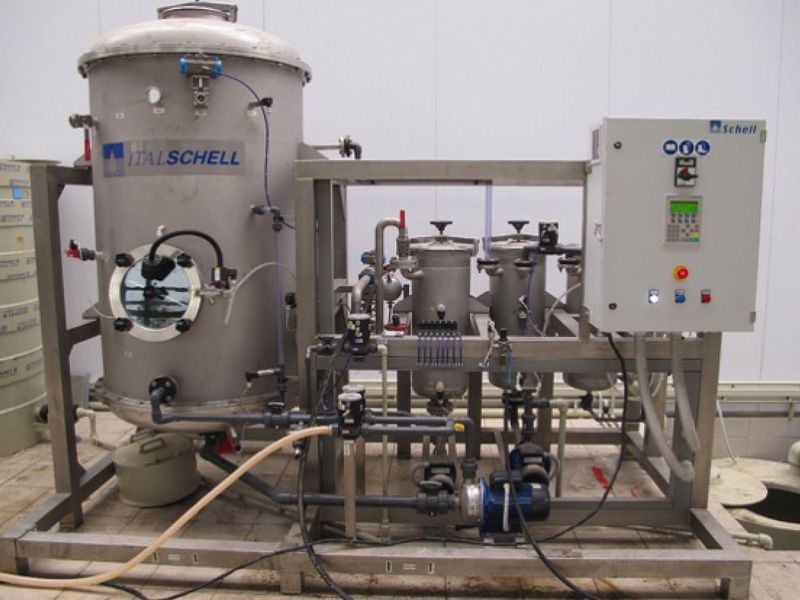 切削液废水处理,废水蒸发浓缩,Schell低温真空蒸发器