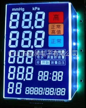 血压计LCD液晶屏 血压计LCD液晶屏 LCD段码屏图片
