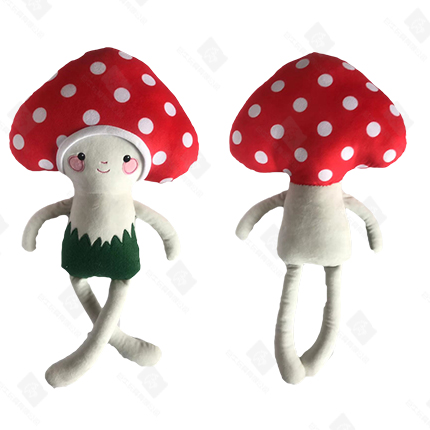 定制吉祥物公仔蘑菇公仔公司毛绒玩具
