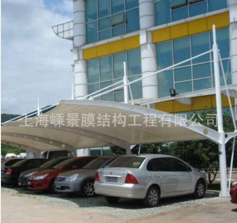 上海汽车停车棚厂家、报价、安装【上海嵊景膜结构工程有限公司】