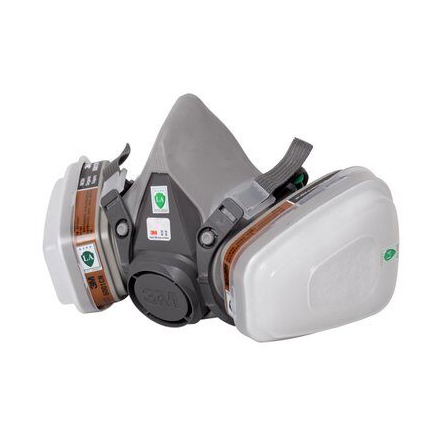防护面具3M防护面具喷漆专用防护面罩6200工业粉尘防毒化工气体烟鼻覃