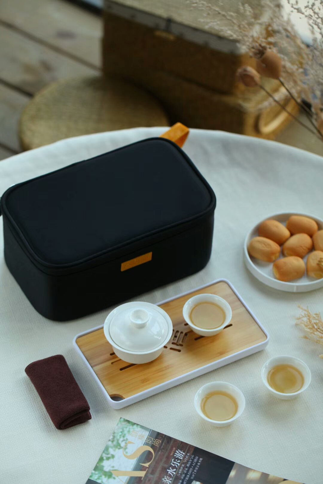 定制便携式旅行茶具团购礼品促销礼可印公司logo