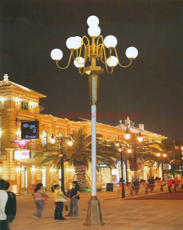 青海西宁中华灯城市亮化照明灯具玉兰灯组合景观市政路灯