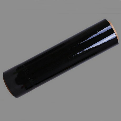 黑色包装缠绕膜 防静电拉伸膜 大量供应PE缠绕膜