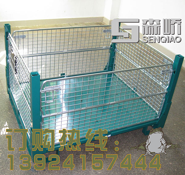 重型金属笼 金属周转箱 折叠式仓储笼按需定做 厂家批发铁网笼