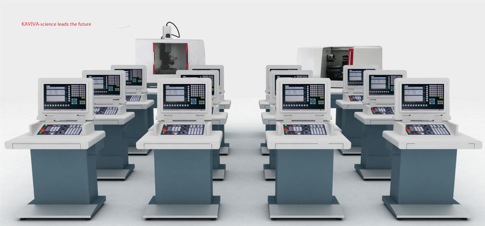 数控机床理实一体化教室 发那科数控机床理实一体化实训室一机多模系统图片