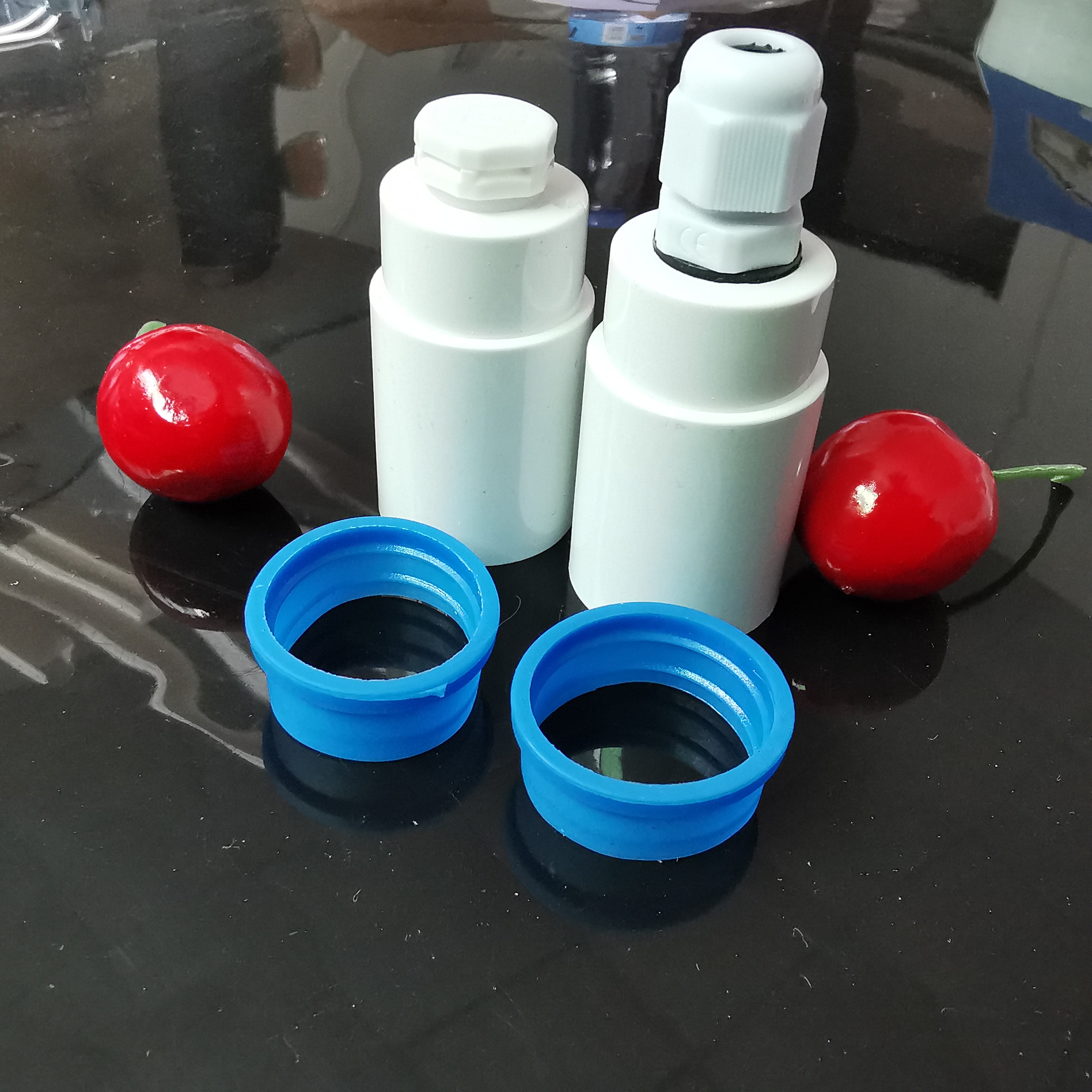 新生代厂家销售T8加长防水堵头 带蓝色环 带呼吸器