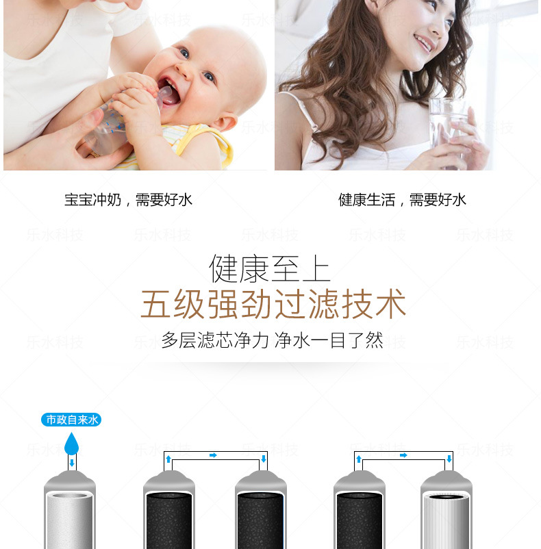 江西健宜卫莱仕净水器 家用超滤净水器厂家 富氢水机加盟价格