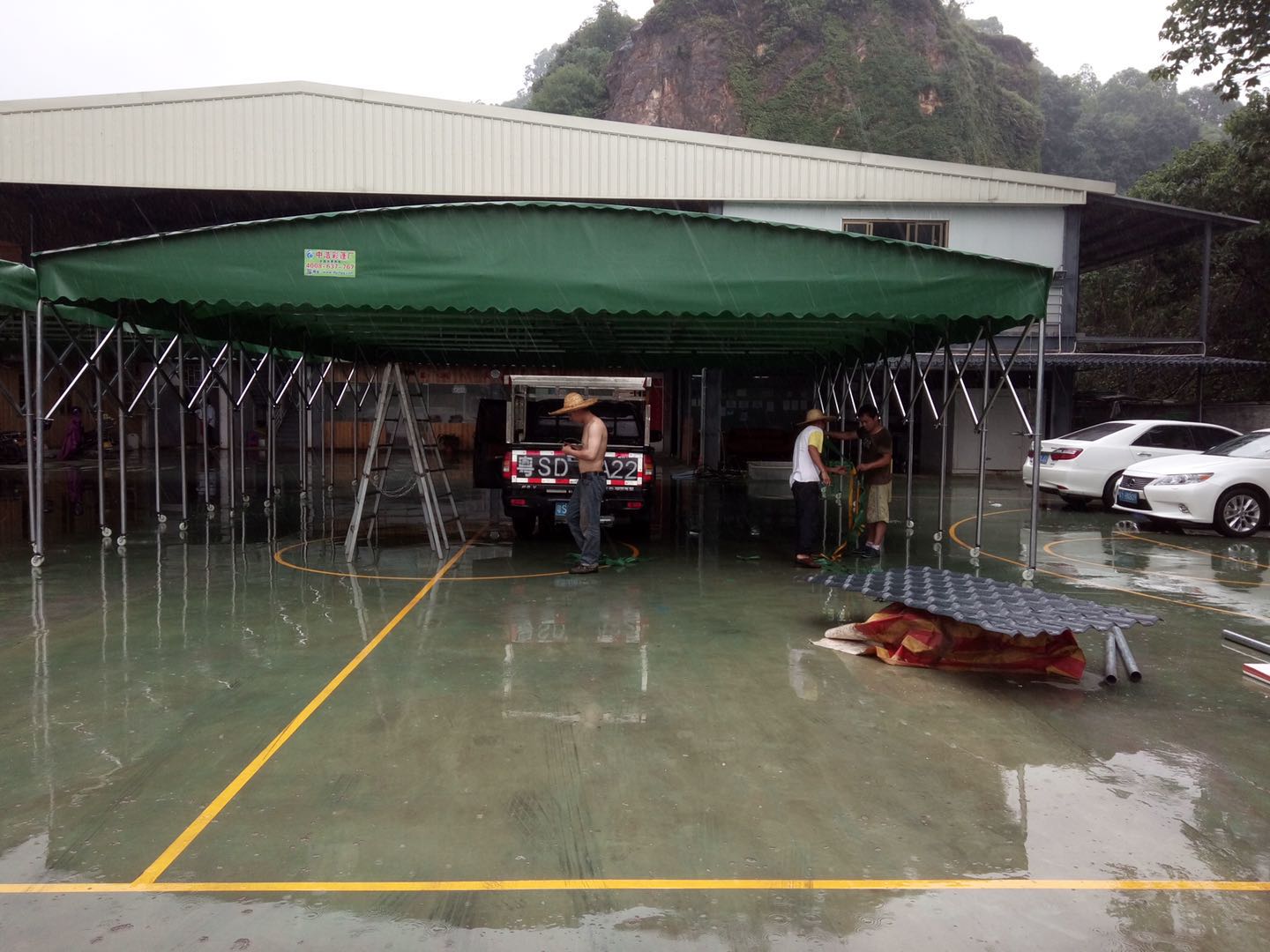 襄阳市活动雨棚 推拉雨棚专业生产销售 售后维修