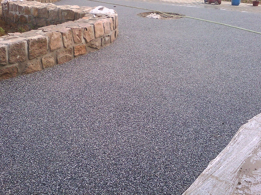 广州彩色沥青 透水地坪制作 沥青透水地坪
