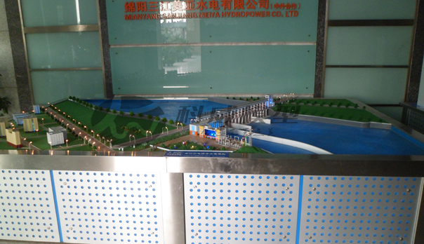 供应长沙科威KWMX-121 渠系配水建筑物总体布置沙盘模型 渠系建筑物动态演示模型