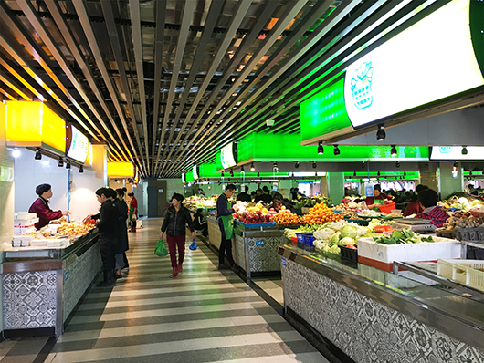 郴州农贸市场改造设计 郴州菜市场翻新升级 长沙壹番商超农贸设计院