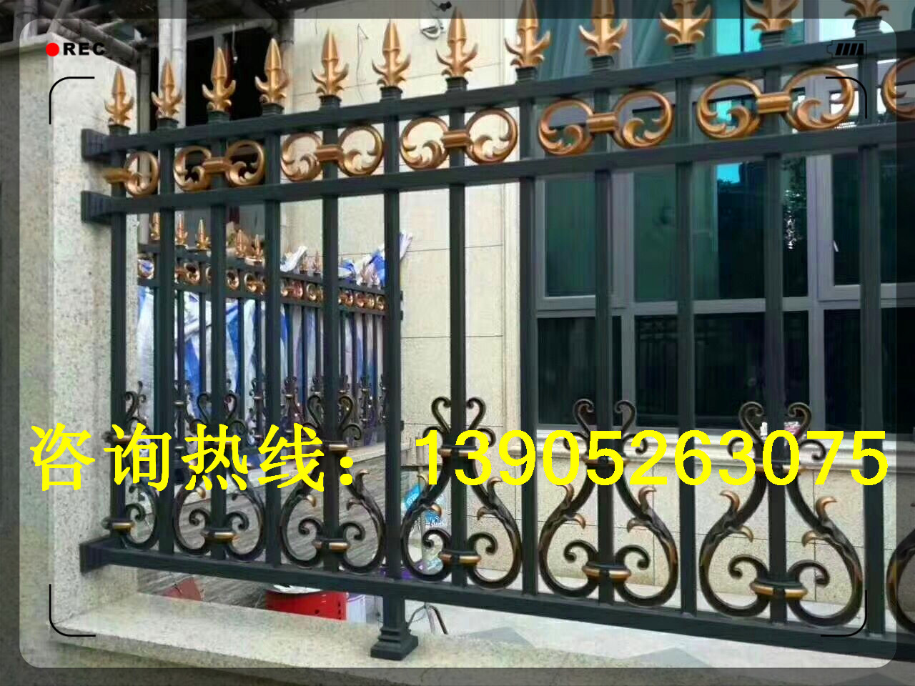 姜堰海安铸铝围栏护栏铝艺大门防盗窗廊架工程