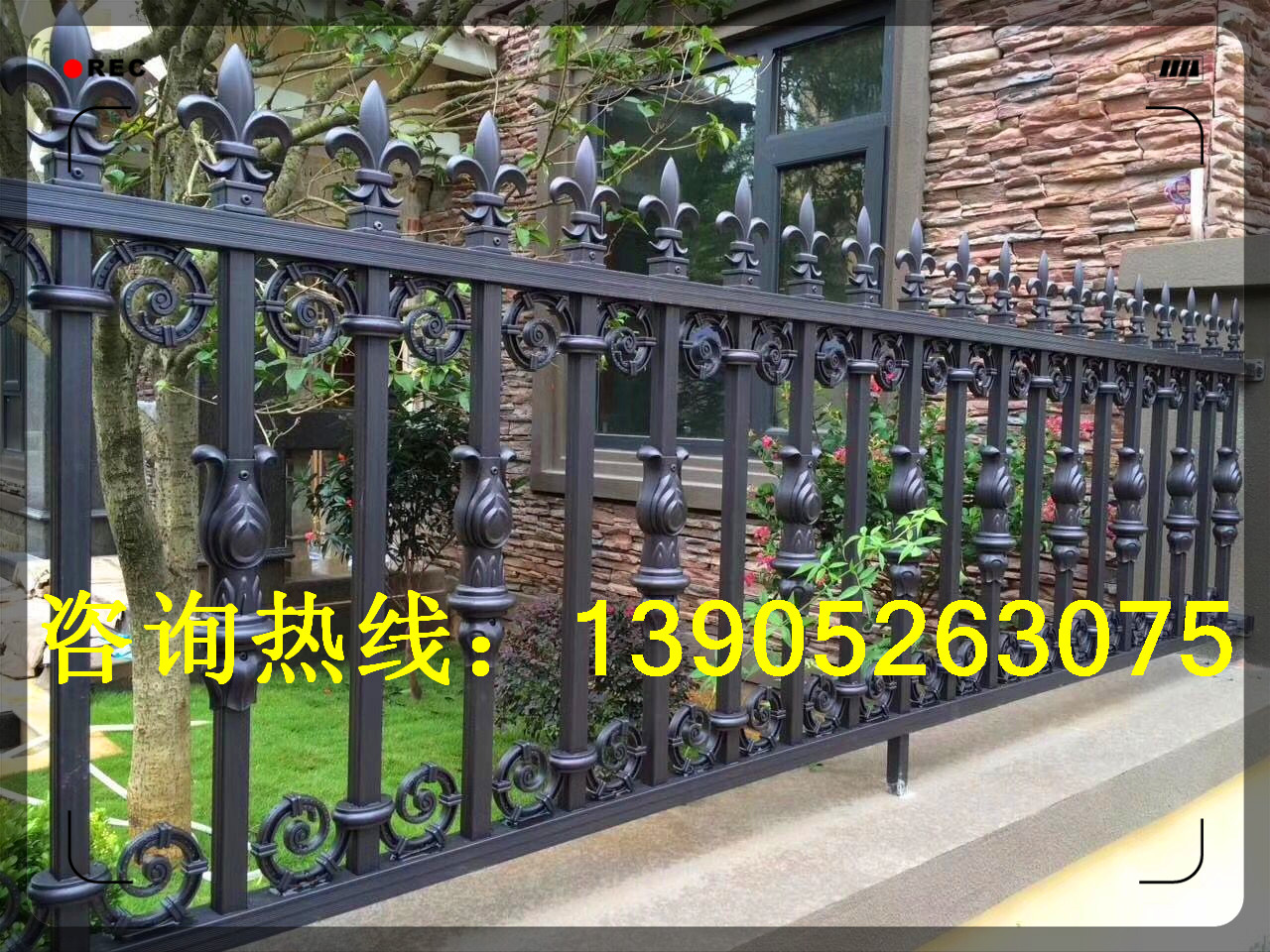 姜堰海安铸铝围栏护栏铝艺大门防盗窗廊架工程