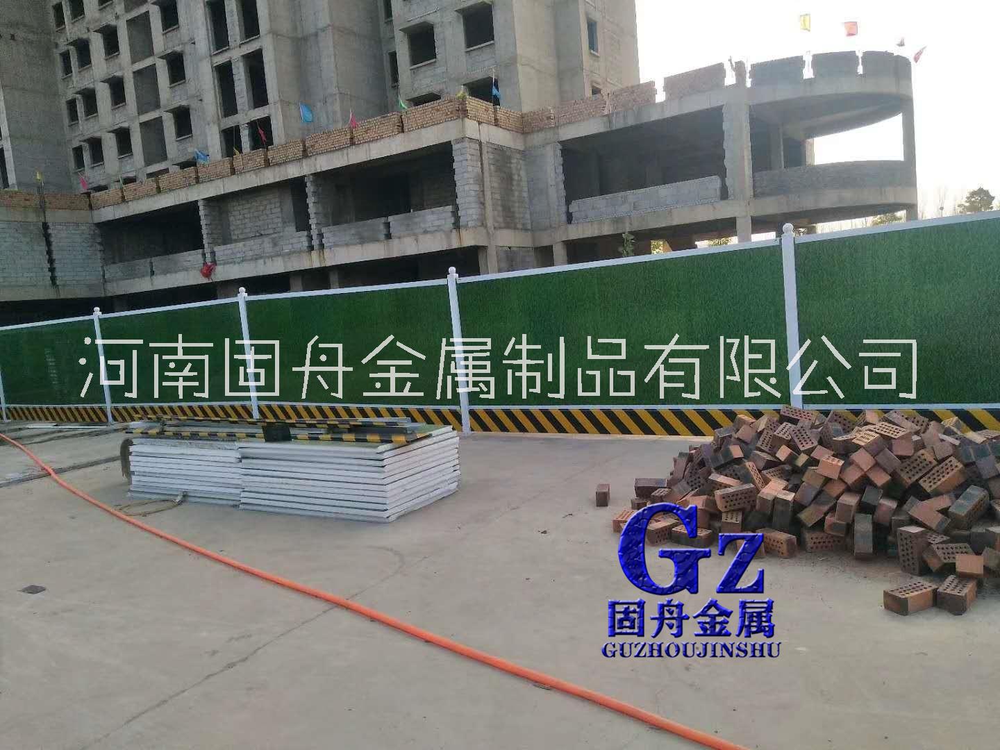 河南郑州市政园林小草围挡道路防护复合板围挡全国安装