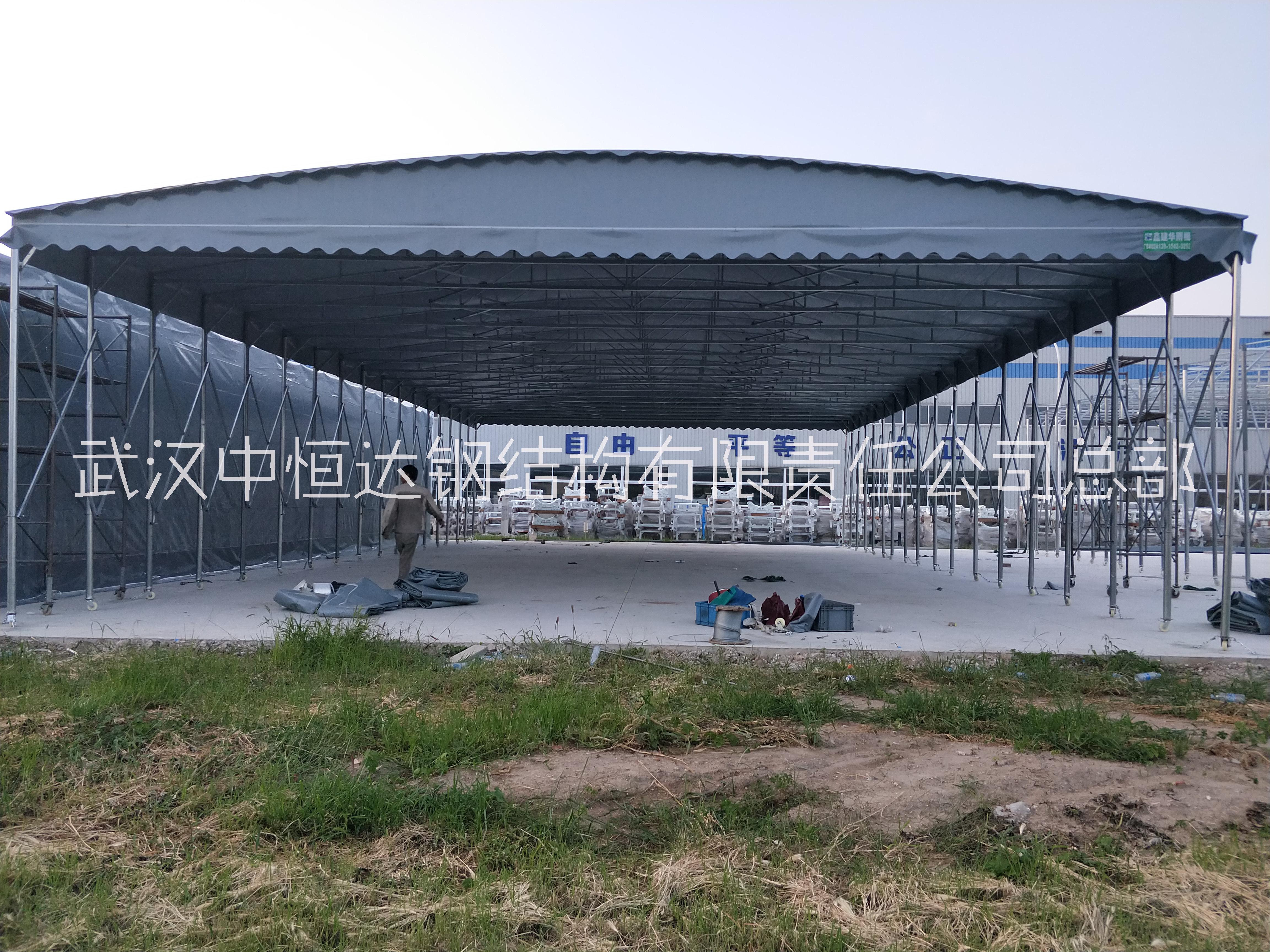 广州市专业生产电动推拉棚、移动雨篷