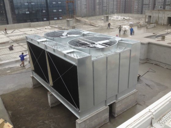 旭能环保闭式冷却水塔 节能型混凝土框架冷却塔 横流式冷却塔厂家