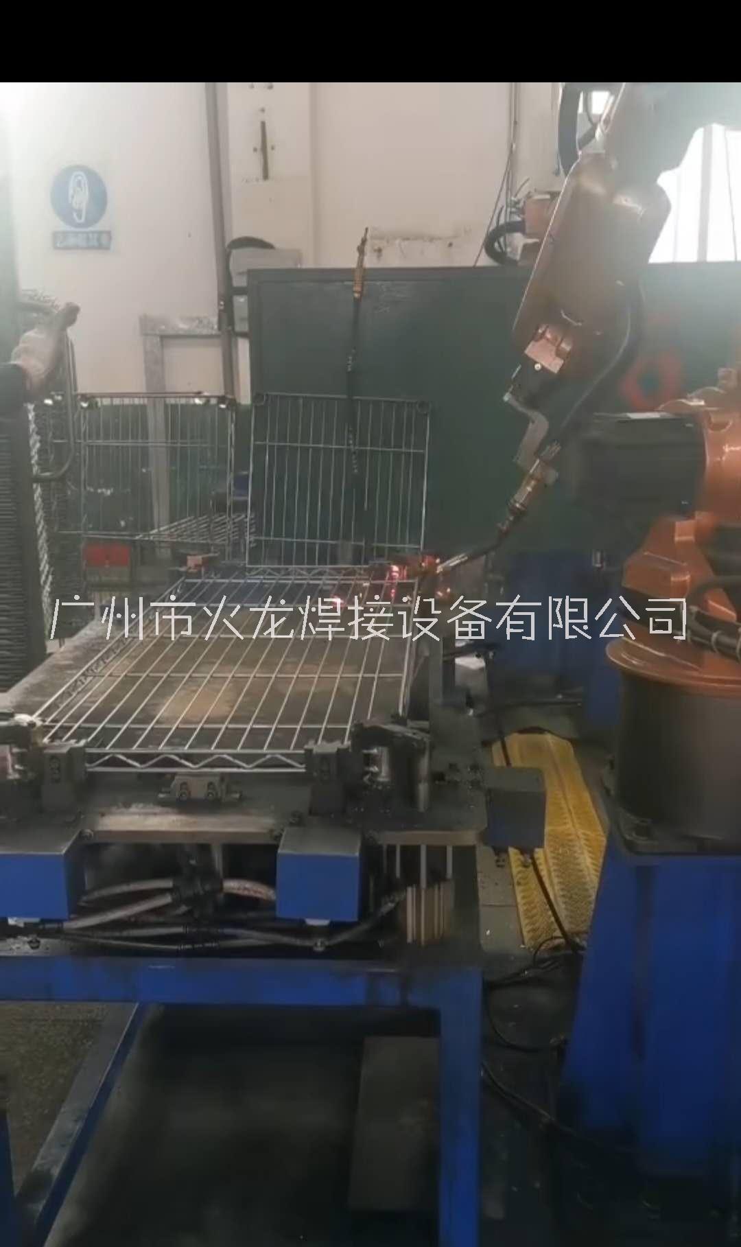 机器人焊接置物架四角二保焊机设备 自动化焊接置物架4角机图片
