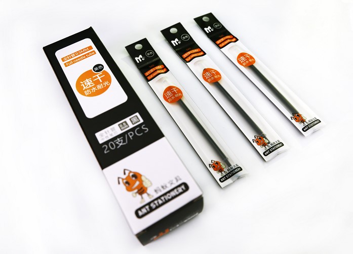 上海蚂蚁文具供应颜料型速干中性笔