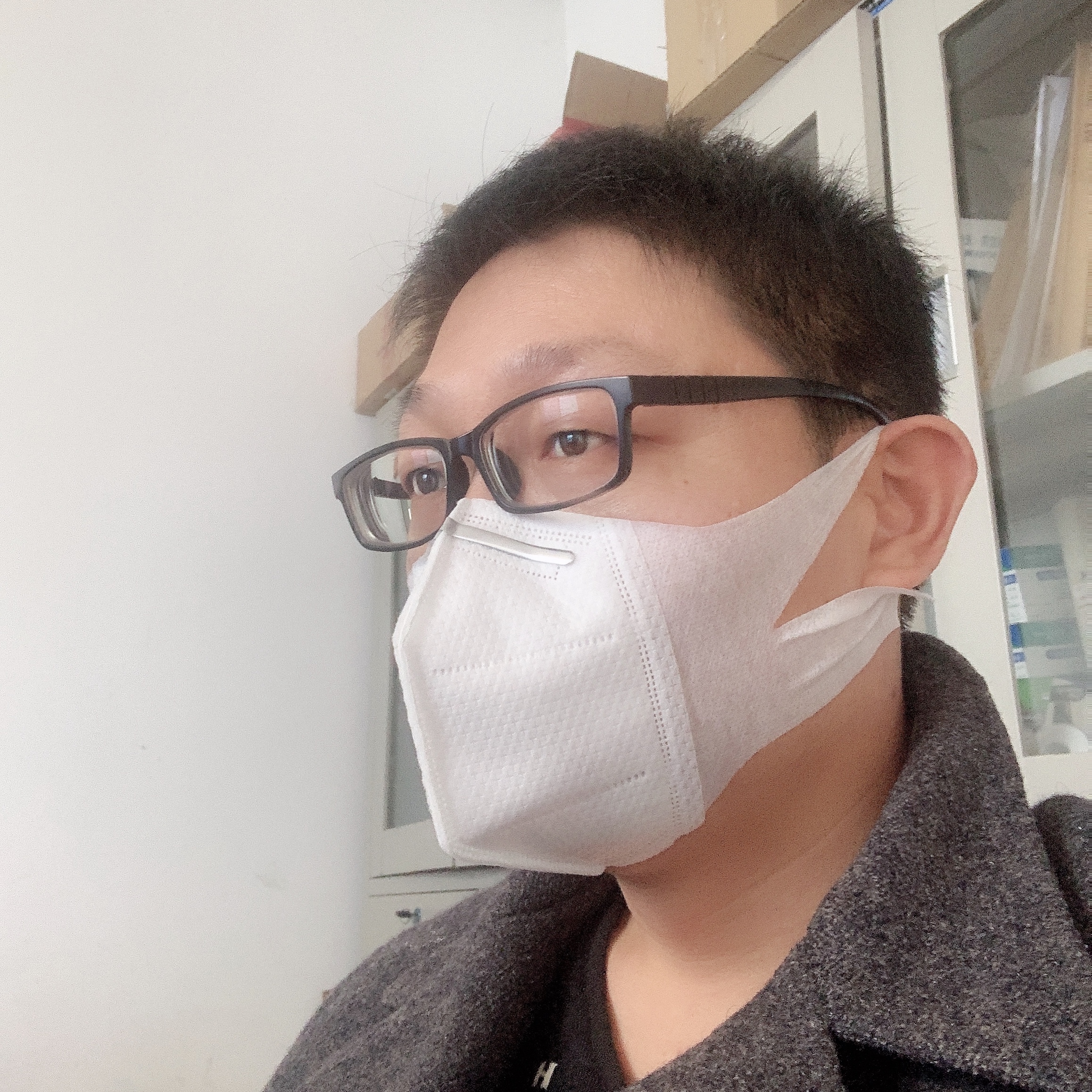上海优适KN95白板口罩工厂批发 民用防护口罩厂家批发图片