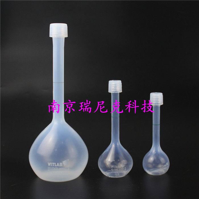 南京聚四氟乙烯PFA容量瓶 南京瑞尼克特氟龙透明pfa容量瓶100ml