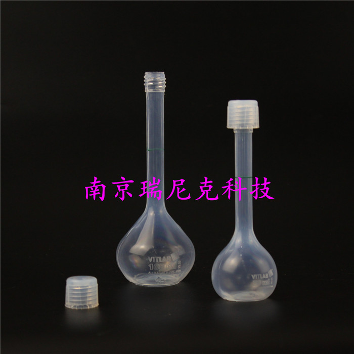 南京聚四氟乙烯PFA容量瓶 南京瑞尼克特氟龙透明pfa容量瓶100ml