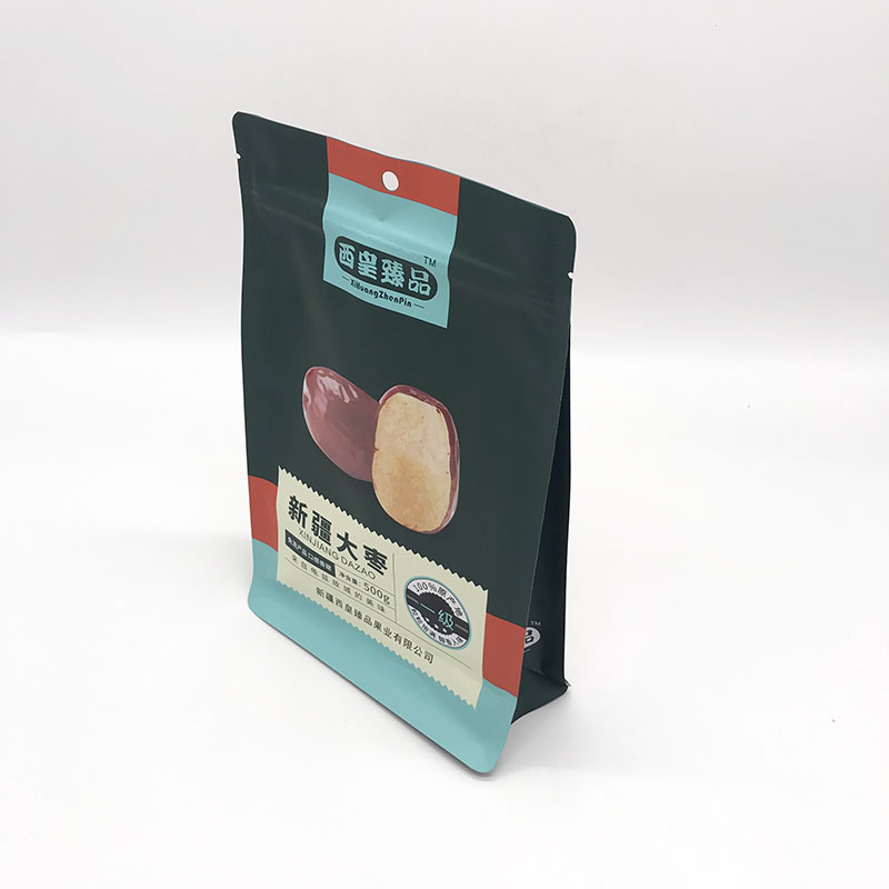 厂家彩印红枣食品八边封包装袋 塑料复合红枣袋500克新疆大枣袋图片