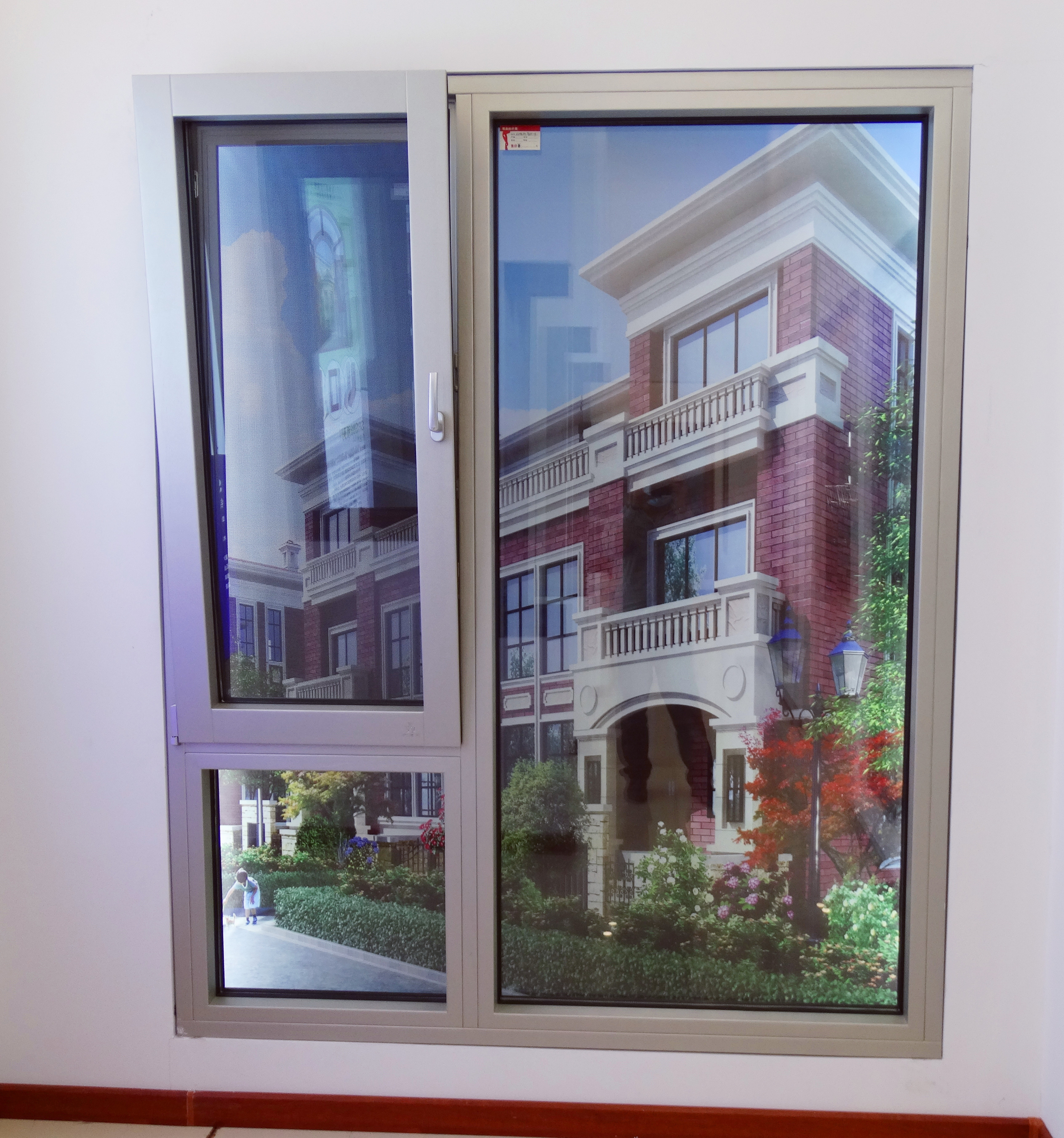 天津98无缝焊接铝包木门窗，天津98无缝焊接铝包木窗沙一体窗
